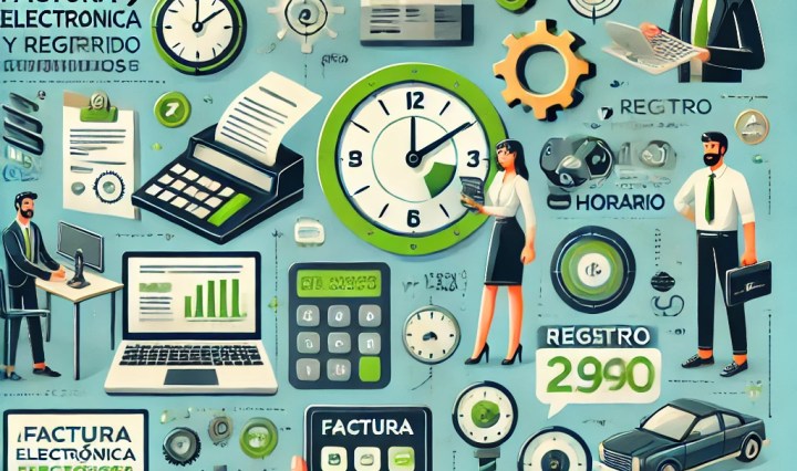 Software integrado para la facturación electrónica y el registro horario.